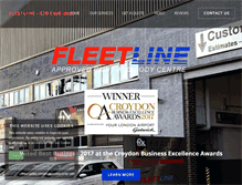 Tablet Screenshot of fleetline.co.uk